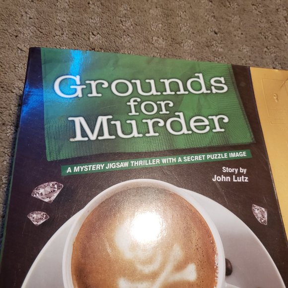 BePuzzled Classics Grounds for Murder Puzzle Multi-color Mystery 1000 Piece 90s - Picture 4 of 9